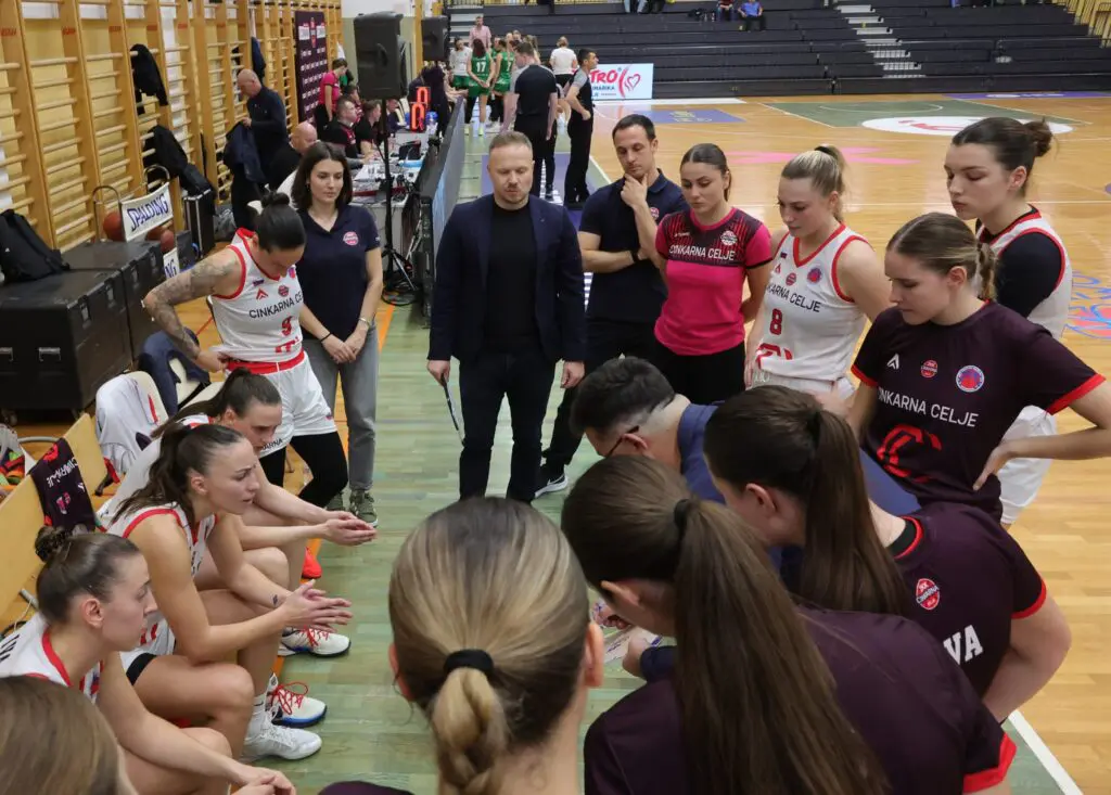 Utrinek s tekme Cinkarna Celje – KP Brno.