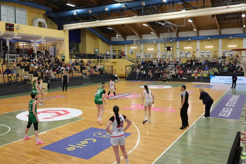 Utrinek s tekme Cinkarna Celje – KP Brno.