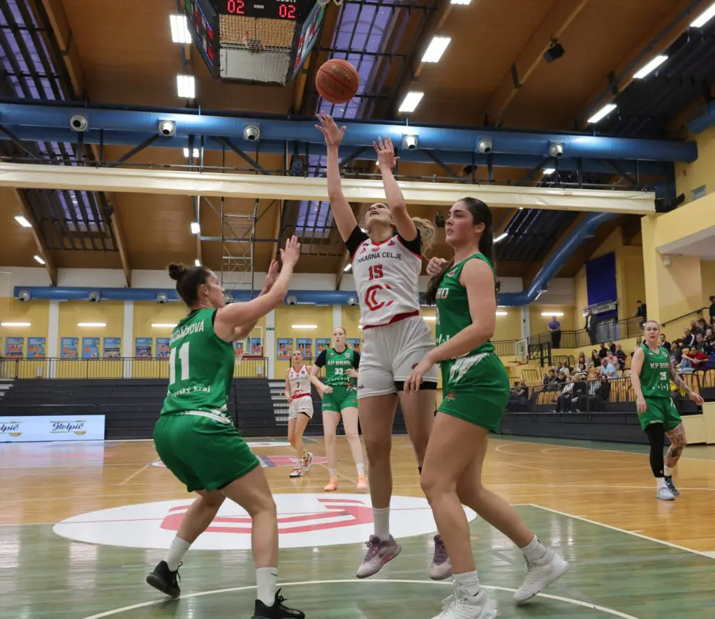 Utrinek s tekme Cinkarna Celje – KP Brno.