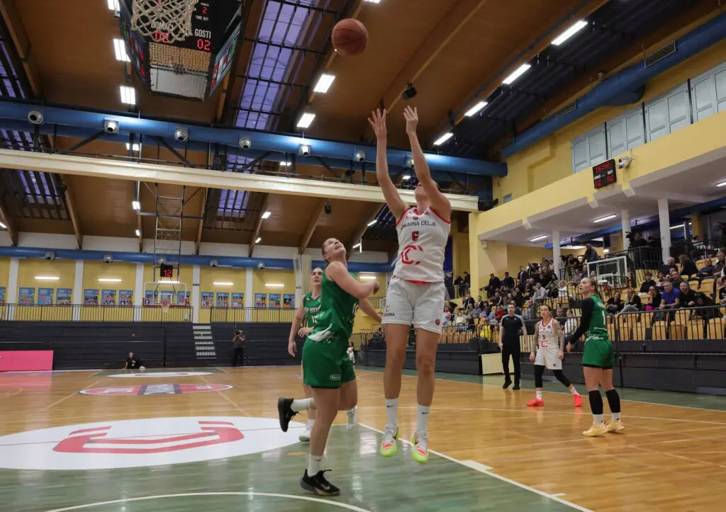 Utrinek s tekme Cinkarna Celje – KP Brno.