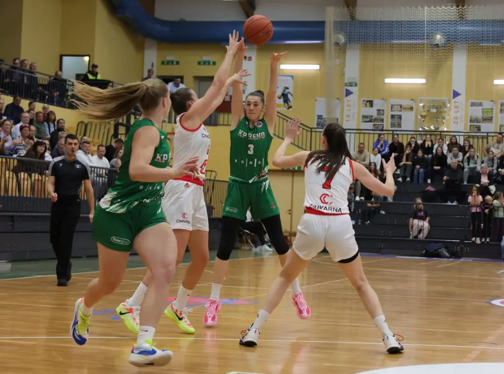 Utrinek s tekme Cinkarna Celje – KP Brno.