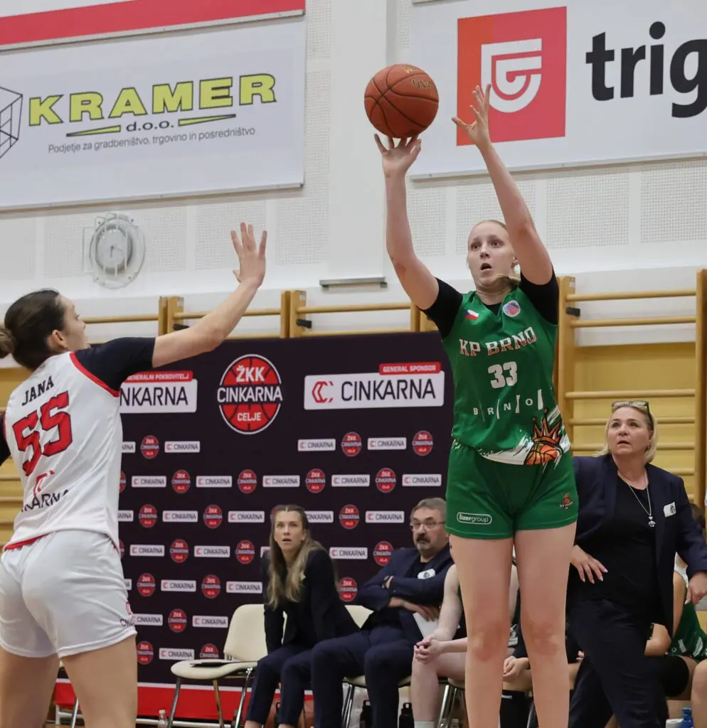 Utrinek s tekme Cinkarna Celje – KP Brno.