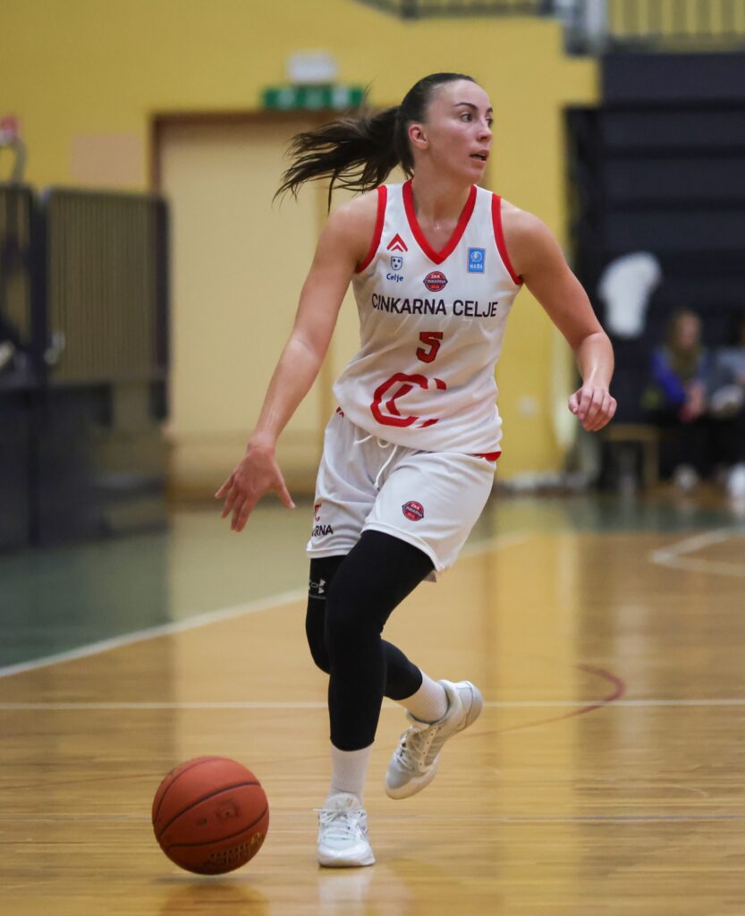 Zorana Radonjić med tekmo s Trešnjevko